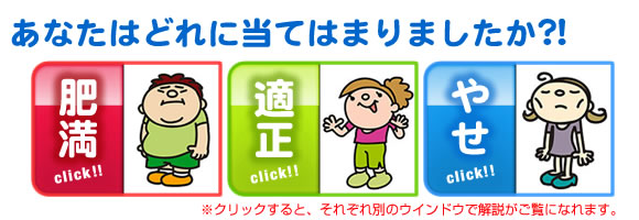 あなたはどれに当てはまりましたか?! ※クリックすると、それぞれ別のウインドウで解説がご覧になれます。