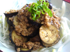 なすのそぼろ煮